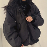 Liana | Women's Hooded Bomber Jacket with Full-Zip Front and Relaxed Fit