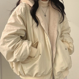 Liana | Women's Hooded Bomber Jacket with Full-Zip Front and Relaxed Fit