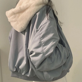 Liana | Women's Hooded Bomber Jacket with Full-Zip Front and Relaxed Fit