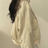 Liana | Women's Hooded Bomber Jacket with Full-Zip Front and Relaxed Fit