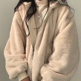 Liana | Women's Hooded Bomber Jacket with Full-Zip Front and Relaxed Fit