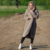 Winona | Long Textured Knit Cardigan for Women