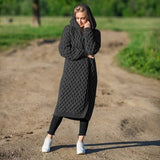 Winona | Long Textured Knit Cardigan for Women