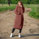 Winona | Long Textured Knit Cardigan for Women