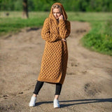 Winona | Long Textured Knit Cardigan for Women