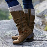 Elora | Ankle Boots with Side Zipper and Buckle Detail