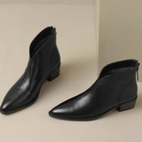 Isabella | Elegant Orthopedic Ankle Boots with Zipper