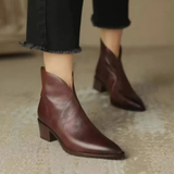 Isabella | Elegant Orthopedic Ankle Boots with Zipper