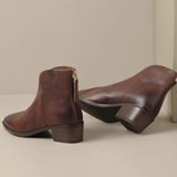 Isabella | Elegant Orthopedic Ankle Boots with Zipper