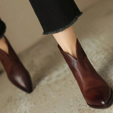 Isabella | Elegant Orthopedic Ankle Boots with Zipper