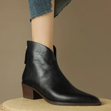 Isabella | Elegant Orthopedic Ankle Boots with Zipper