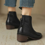 Isabella | Elegant Orthopedic Ankle Boots with Zipper