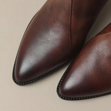 Isabella | Elegant Orthopedic Ankle Boots with Zipper