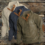 Theresa | Men’s Ribbed Button-Placket Sweater