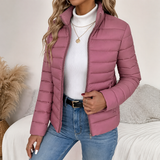Elara | Women's Lightweight Waterproof Jacket with High Collar