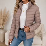 Elara | Women's Lightweight Waterproof Jacket with High Collar