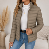Elara | Women's Lightweight Waterproof Jacket with High Collar