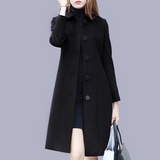 Freya | Classic Trench Coat with Button Placket