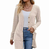 Stella | Cozy Knitted Cardigan with Pockets and Buttons