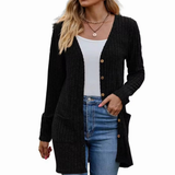 Stella | Cozy Knitted Cardigan with Pockets and Buttons