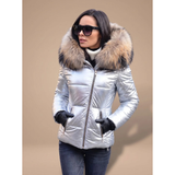 Bianca | Women's Puffer Winter Jacket with Oversized Hood and Fur Trim