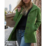 Vivienne | Women's Tailored Turn-Down Collar Coat