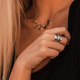 Bliss - Classic Chunky Silver Vintage Ring - Threadford