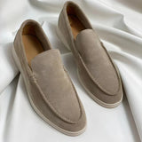 Elegant Suede Loafers - Threadford