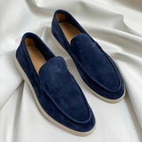 Elegant Suede Loafers - Threadford