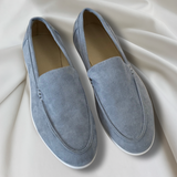 Elegant Suede Loafers - Threadford