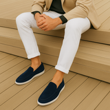 Elegant Suede Loafers - Threadford