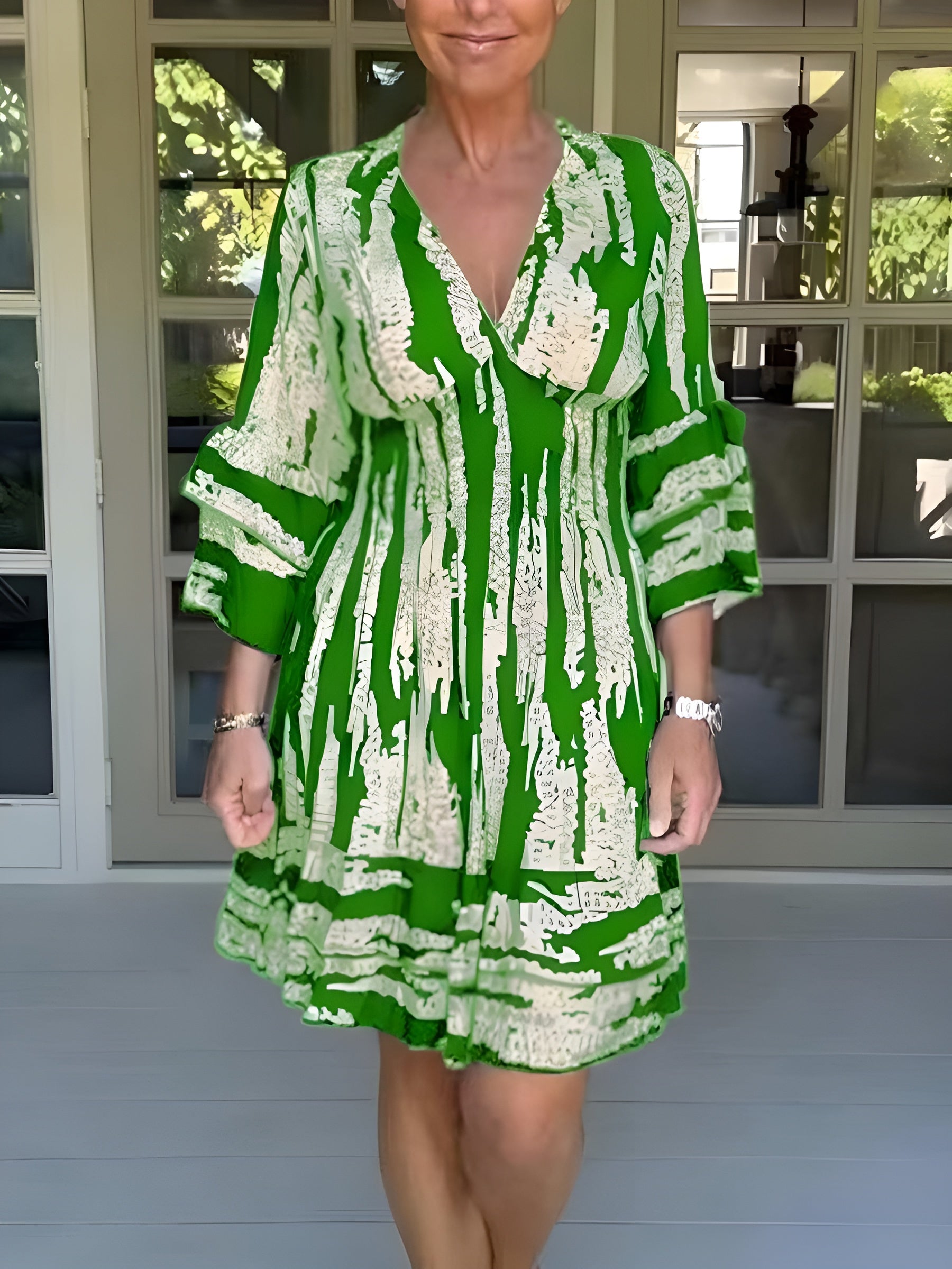 Beatrice | Flowing and Elegant Summer Dress - Threadford