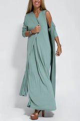 Claire | Elegant Long Dress - Threadford