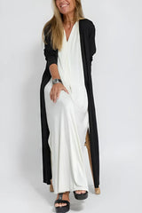 Claire | Elegant Long Dress - Threadford