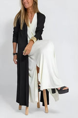 Claire | Elegant Long Dress - Threadford
