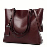 Stylish and Versatile Leather Bag - Threadford