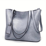 Stylish and Versatile Leather Bag - Threadford