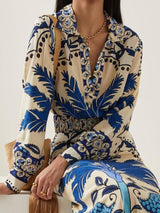 Unique Palm Tree Floral Cropped Top Shirt - Threadford