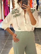 Summer Tropical Style Unique Print Loose Tops - Threadford