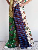 Special Folk Print Loose Wide Leg Pants - Threadford