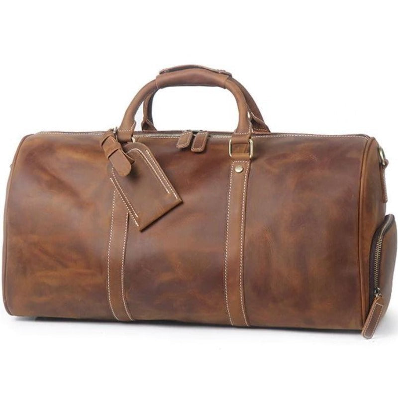 Authentic Leather Travel Bag - Threadford
