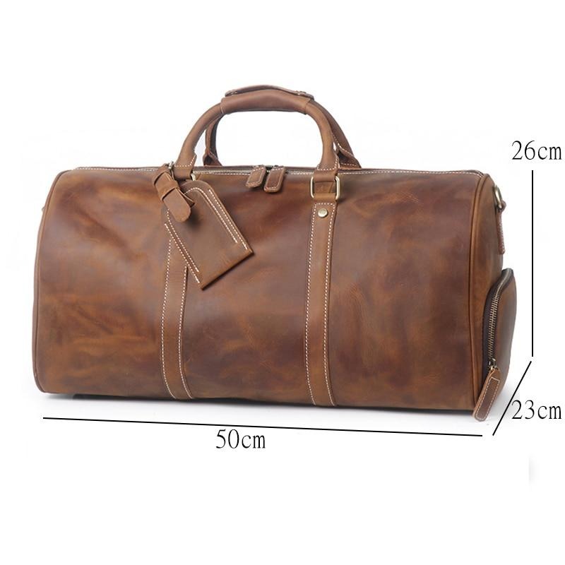 Authentic Leather Travel Bag - Threadford