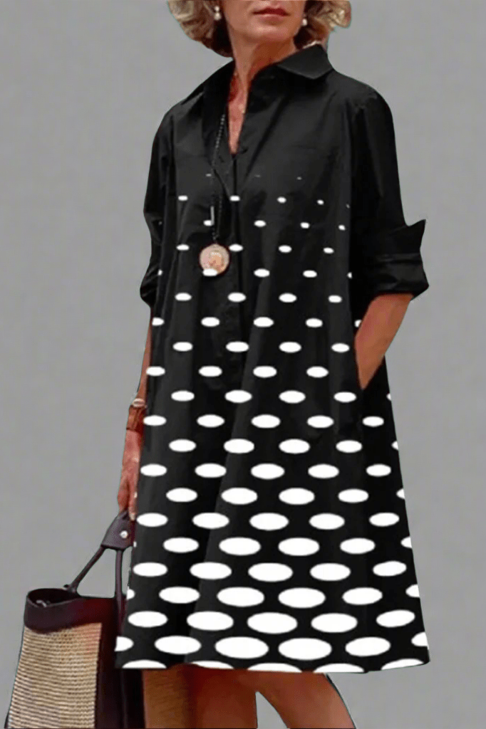 Yvonne - Luxe Midi Dress with Elegant Design - Threadford