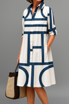 Julia - Elegant Midi Dress for Effortless Style - Threadford