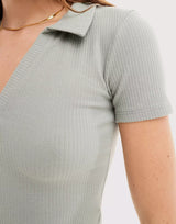Slim fit crop top - Threadford