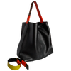 Addison Women's Handbag in Black Leather - Threadford