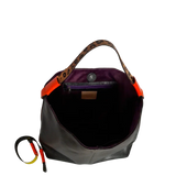 Addison Women's Handbag in Black Leather - Threadford