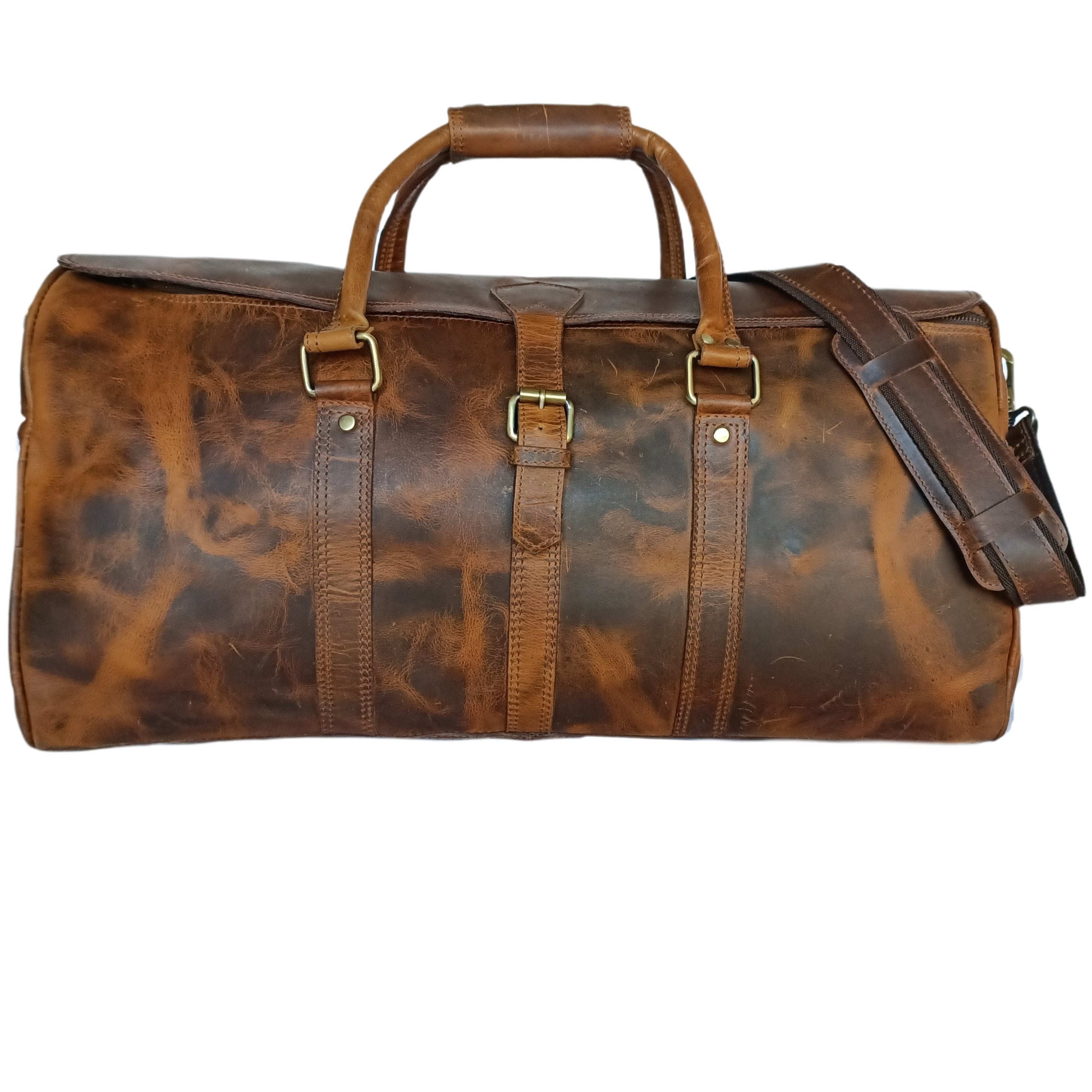 Beige Hard Wax Travel Bag - Threadford
