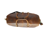 Beige Hard Wax Travel Bag - Threadford
