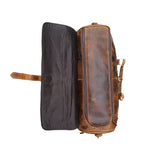 Beige Hard Wax Travel Bag - Threadford